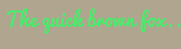 Image with Font Color 49EC6B and Background Color B0A58F